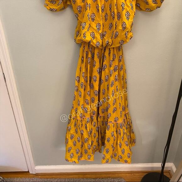 RHODE Yellow Frida Maxi Dress XS - Picture 16 of 16